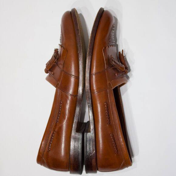 Allen Edmonds Cody Brown Leather Tassel Loafer Made in USA Men Size 11.5A Narrow main image 10